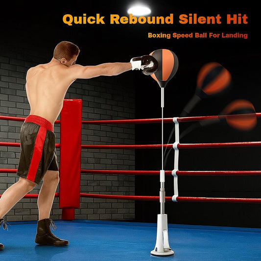 “ActiveStrike Reflex Ball – Adjustable Stand for Teens & Adults | Perfect for Home Fitness”