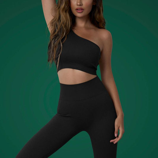 SculptPro™ Women’s Ribbed 4-Piece Active Set – Seamless Comfort, Powerful Style